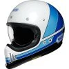 Fibra Casco Shoei Ex-zero Equation Tc-11 Blu Bianco