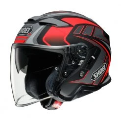 Fibra Casco Jet Shoei J-cruise 2 Aglero Tc-1 Rosso Opaco