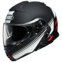 Fibra Shoei Neotec 2 Separator Tc5 Nero Bianco Rosso Opaco