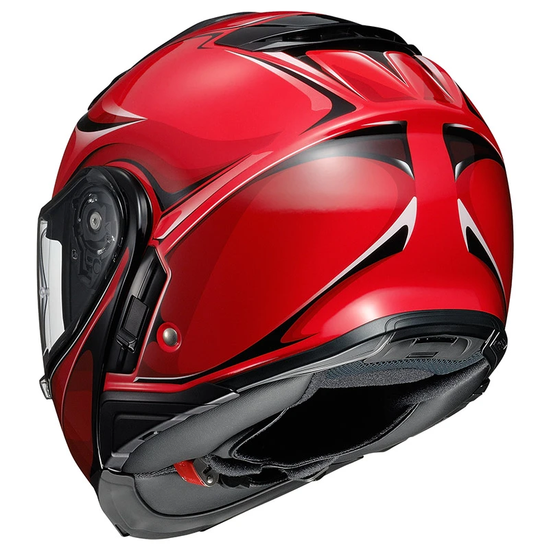 Fibra Casco Modulare Shoei Neotec 2 Winsome Tc1 Rosso - immagine 2