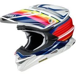 Fibra Casco Shoei Vfx Wr Pinnacle Tc1 Rosso